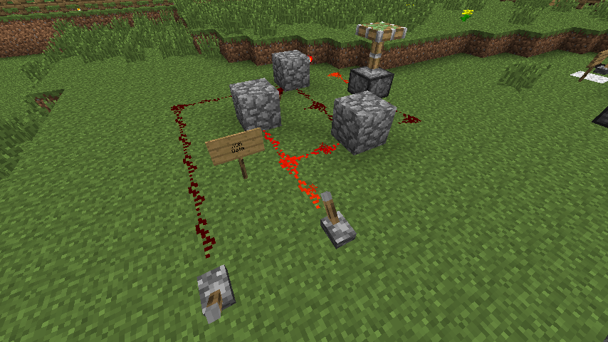 XOR gate in Minecraft