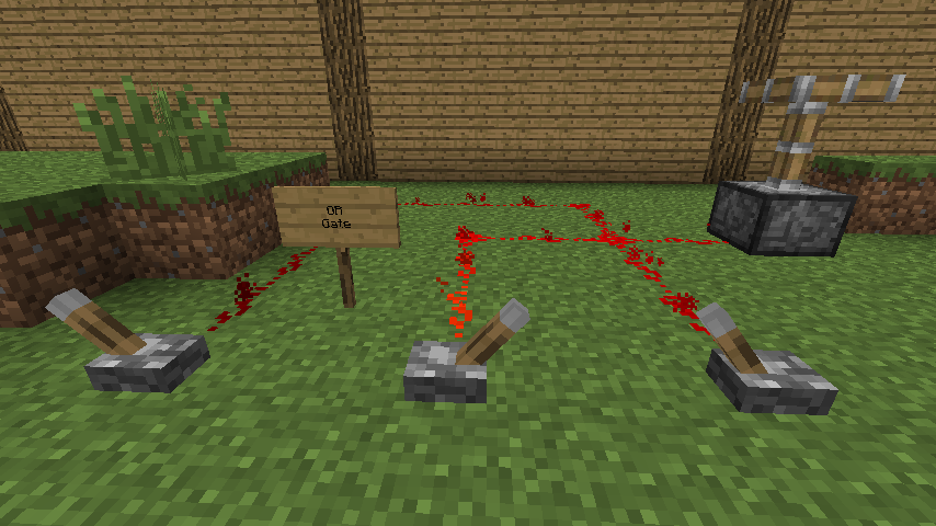 OR gate in Minecraft